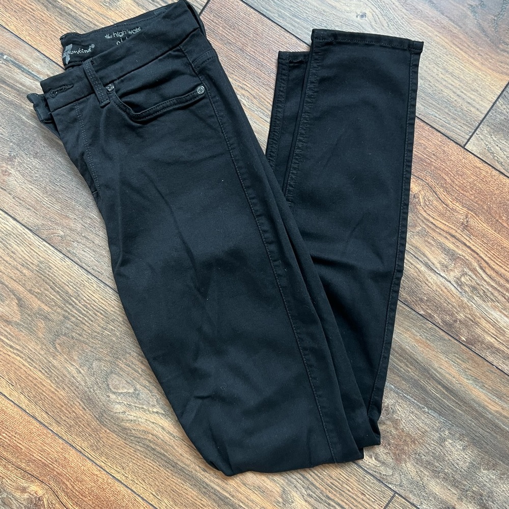7 for all mankind black jeans